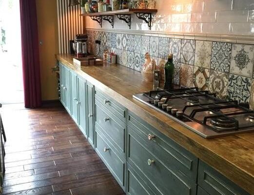 Backsplash- Marrakesh Mix and Rustic White