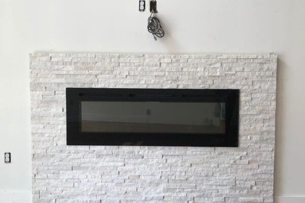 Fireplace- Smoke-Glacier Ledger Stone